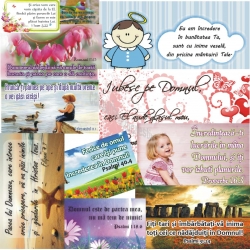 Set 20 de carduri cu versete biblice